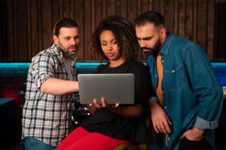 Agile scrum developer team